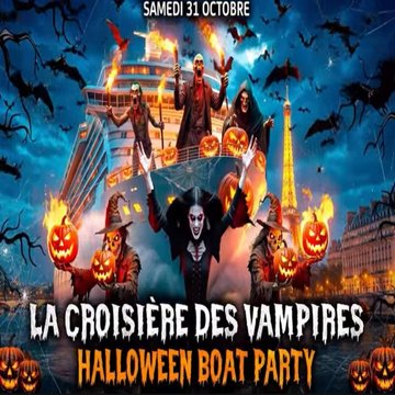 La Croisière Des Vampires Halloween Paris Boat Party Club
