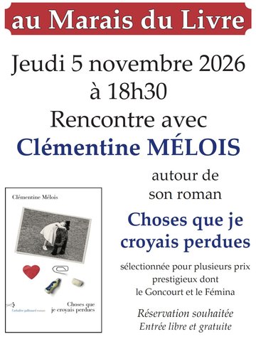 Rencontre avec l'autrice Clémentine Mélois