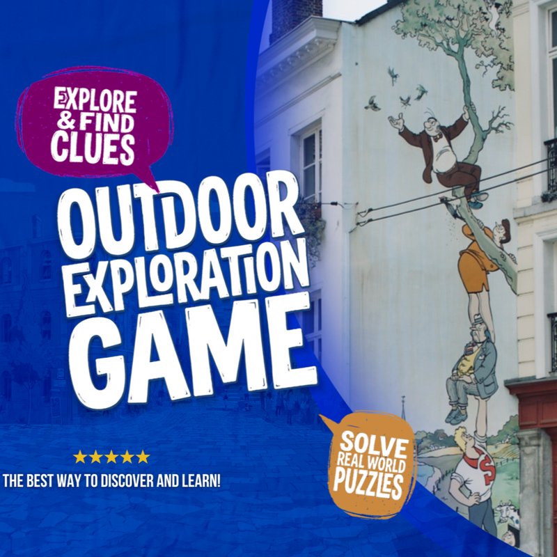 Bruxelles, capitale de la bande dessinée Jeu d'exploration en plein air