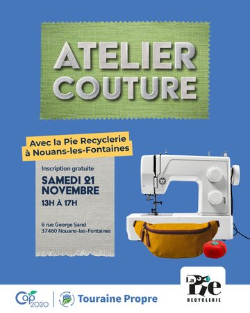 Atelier couture avec la Pie Recyclerie