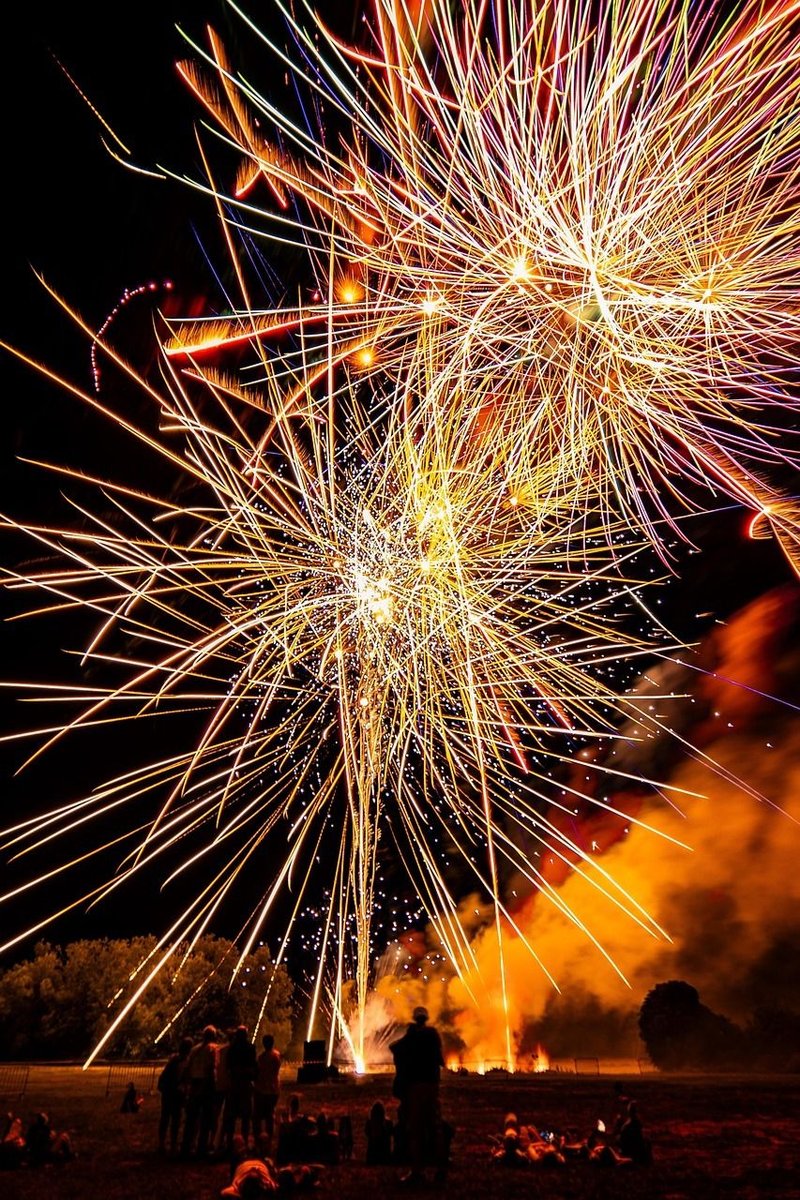 Feu d'artifice de Noël