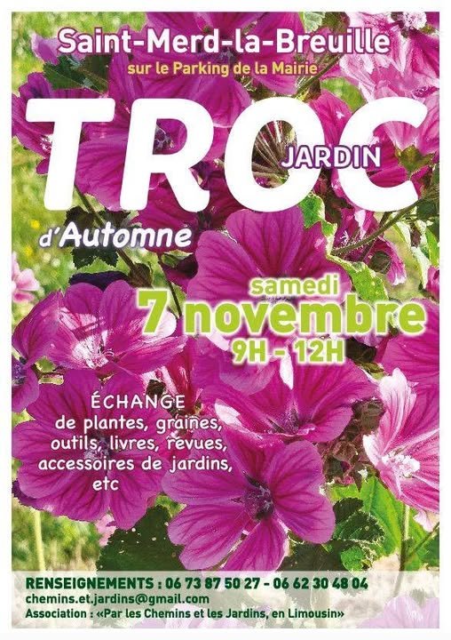 Troc jardin d'automne