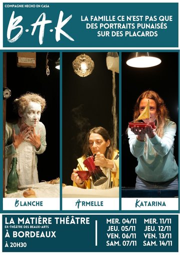 Théâtre : "B.A.K | La Famille ce n’est pas que des portraits sur des placards"