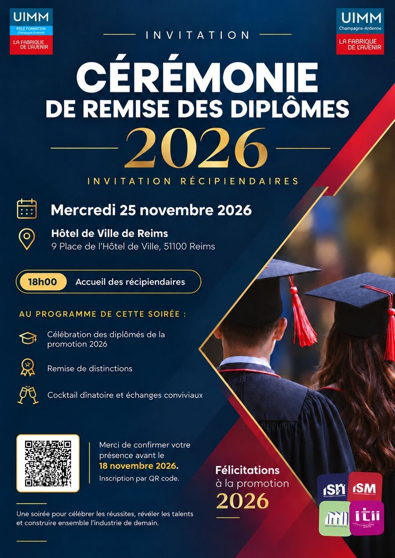 Cérémonie de remise de diplôme