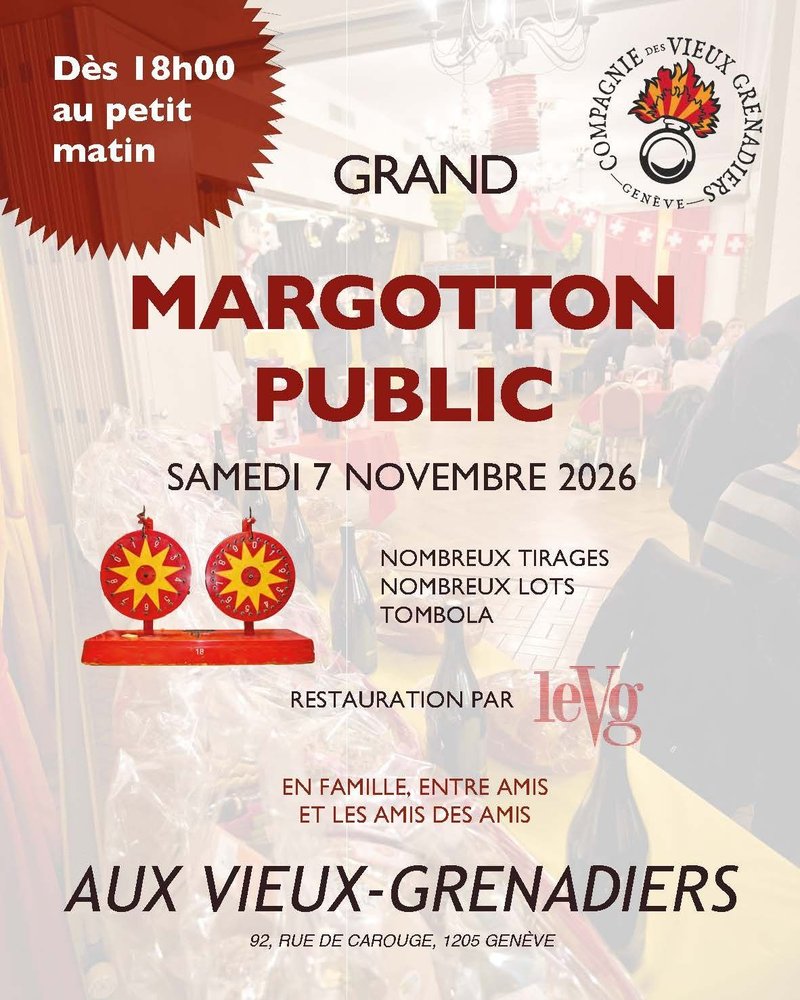 Margotton annuel de la Compagnie des Vieux-Grenadiers de Genève