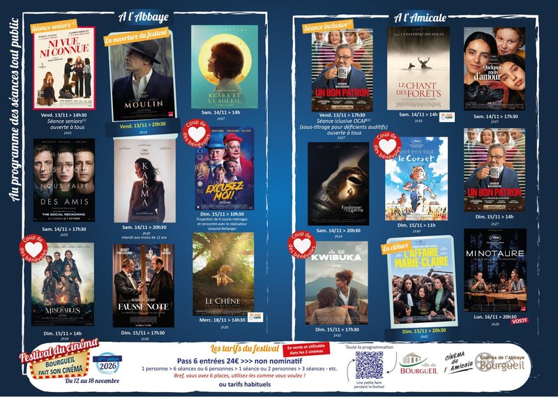 Festival du cinéma de Bourgueil 2026