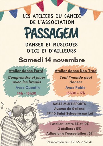 Les ateliers danse du samedi