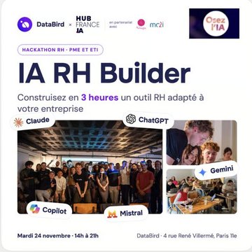 IA RH Builder session : construisez en 3 heures un outil RH adapté à votre entreprise