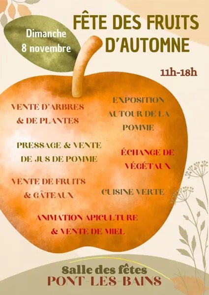 Fête des fruits d'automne !
