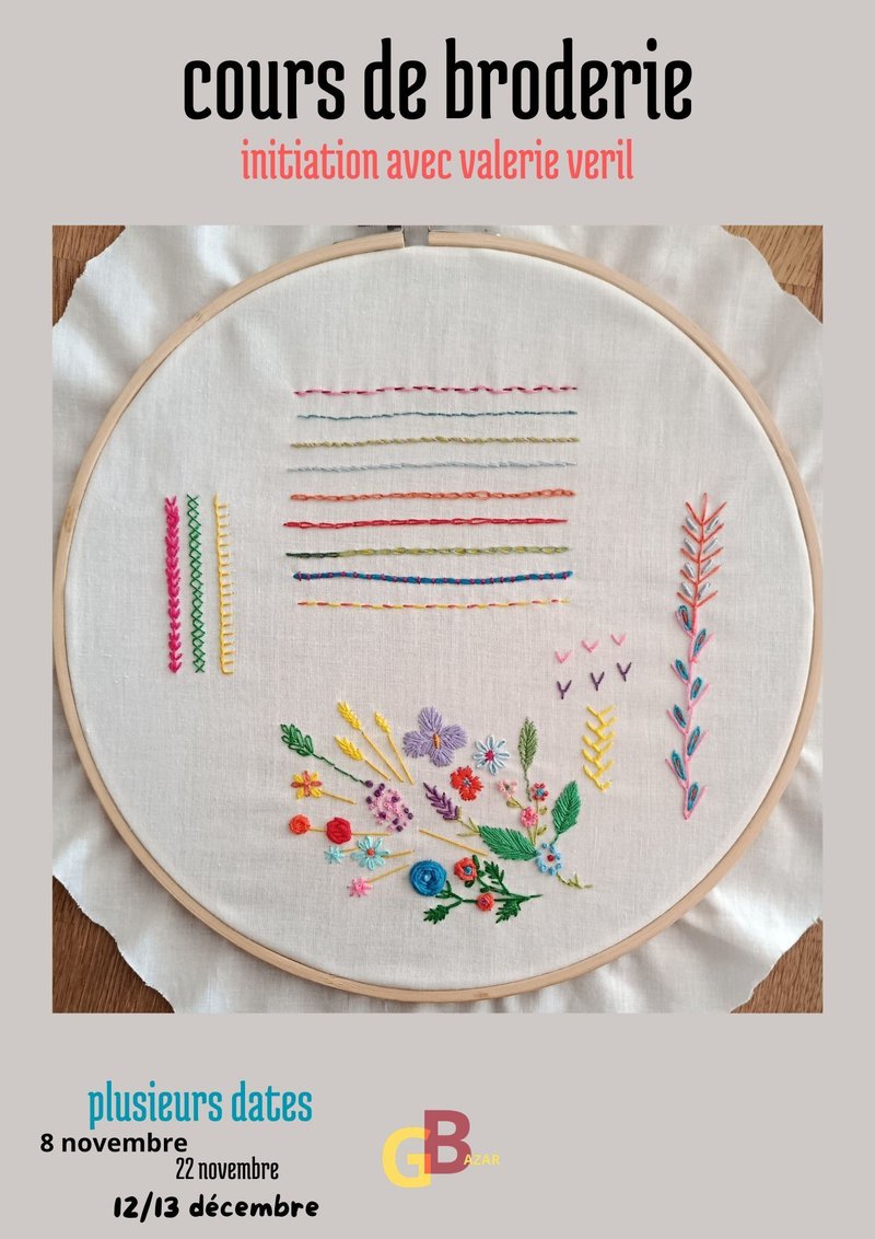 cours de broderie