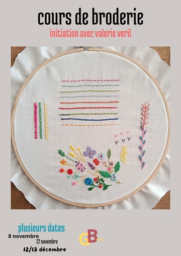 cours de broderie