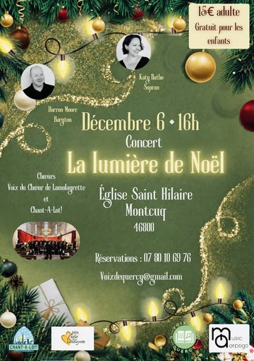 Concert : Les lumières de Noel à l'Eglise Saint-Hilaire