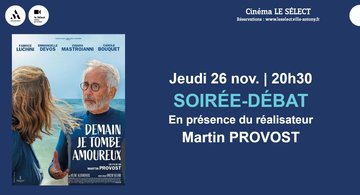 Soirée-débat DEMAIN JE TOMBE AMOUREUX