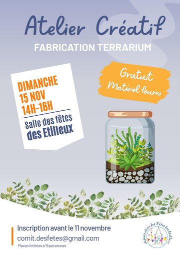 Atelier - Fabrication d'un terrarium