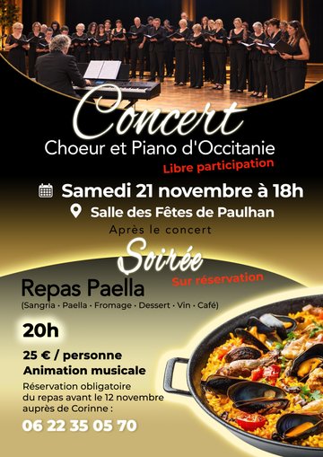 CONCERT & SOIRÉE PAELLA