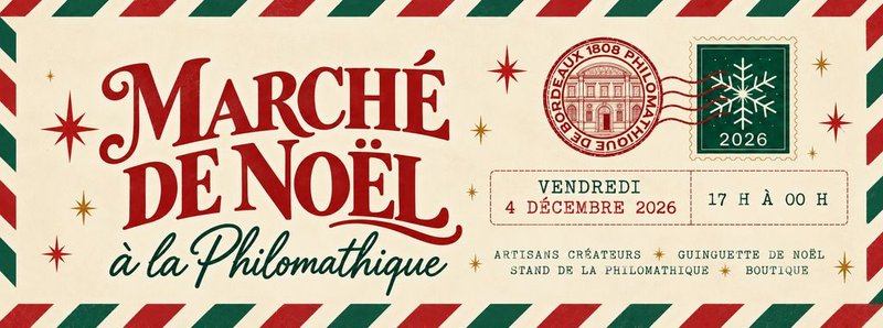 Marché de Noël nocturne des artisans à la Philomathique