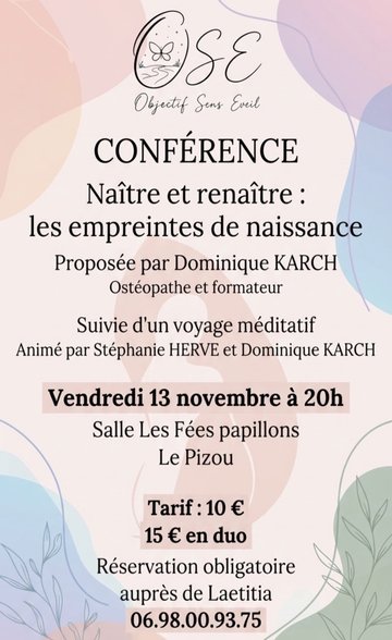 Conférence Naître et Renaître