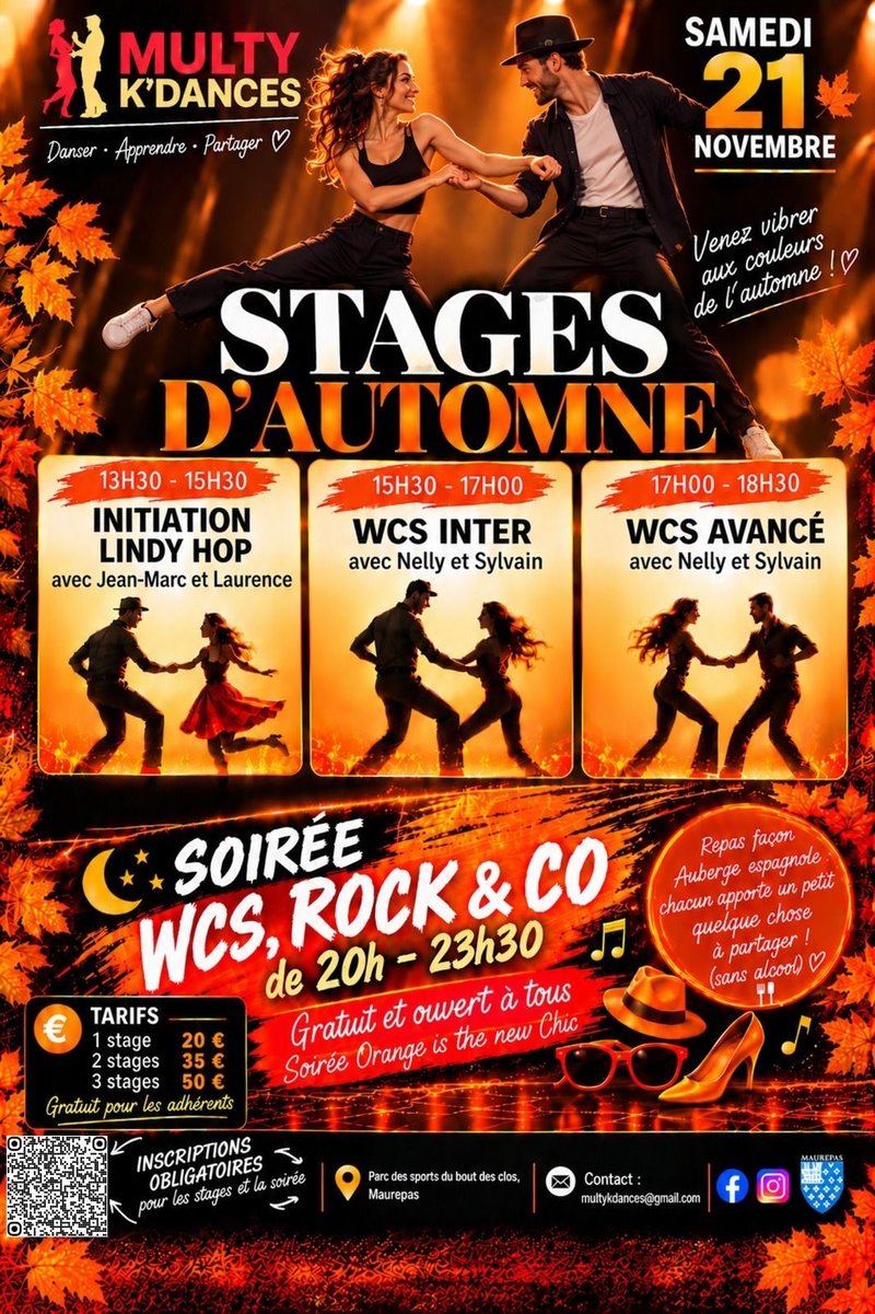 STAGES de LINDY HOP & WEST COAST SWING