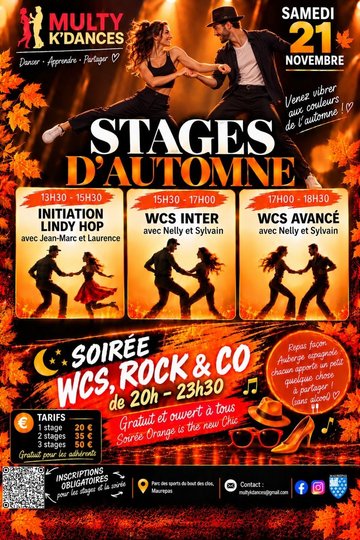 STAGES de LINDY HOP & WEST COAST SWING