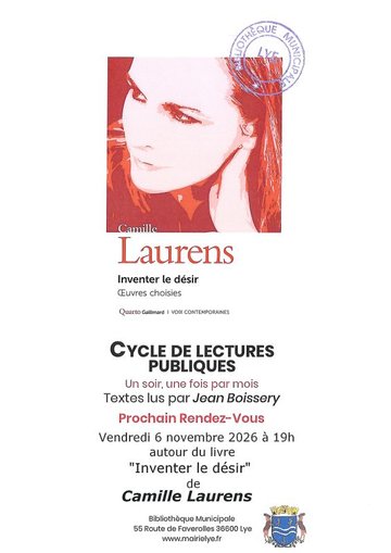 Cycle de lectures publiques