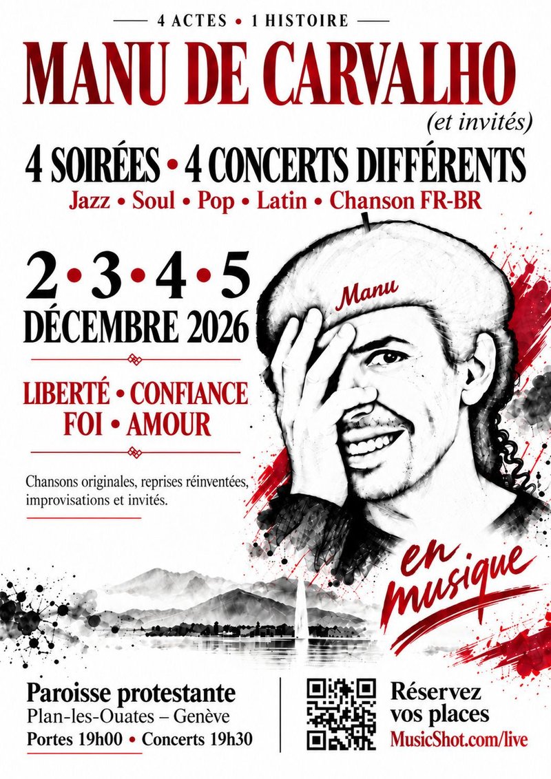 Fêtons l'AMOUR en musiques
Jazz • Soul métissée • Latin • Chanson FR-BR
