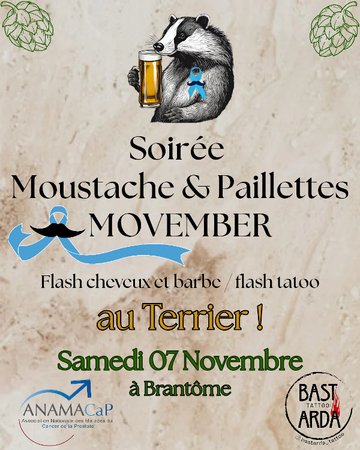 Soirée Moustache et Paillettes