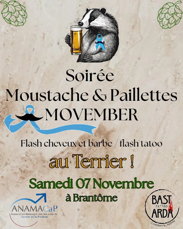 Soirée Moustache et Paillettes