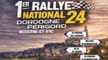 1er rallye national 24 Dordogne Périgord 2026
