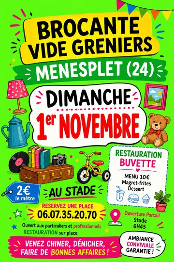 Brocante-vide-greniers du Football Club