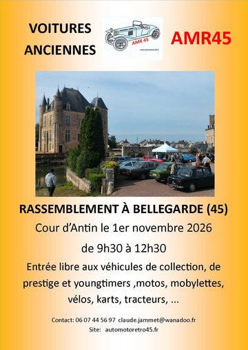 Rassemblement de voitures anciennes