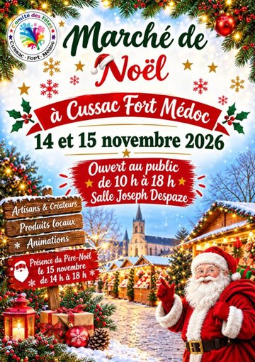 Marché de Noël à Cussac-Fort-Médoc