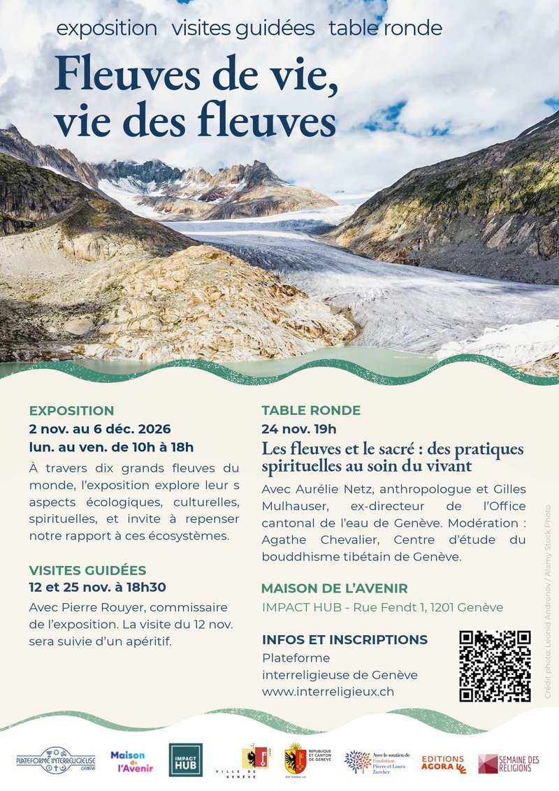 Visite guidée de l'exposition "Fleuve de vie, vie des fleuves"