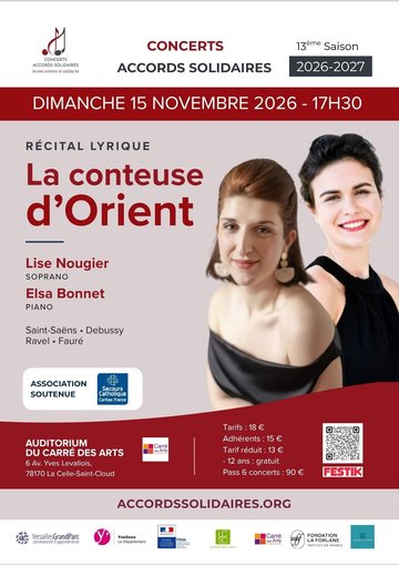 Concerts Accords Solidaires : La Conteuse d'Orient