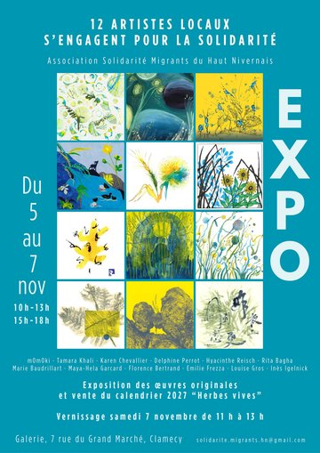 Exposition "Herbes vives" - Association Solidarité Migrants du Haut Nivernais