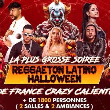 La Plus Grande Soirée Reggaeton Halloween Latino De France