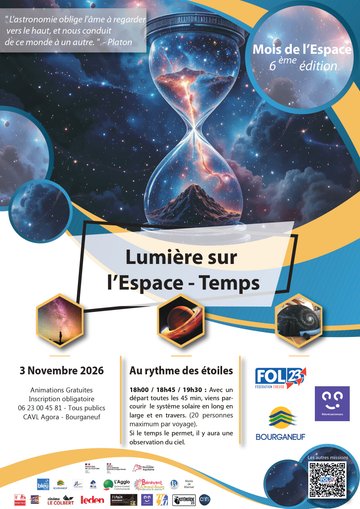 Mois de l'espace - Lumière sur l'Espace-Temps