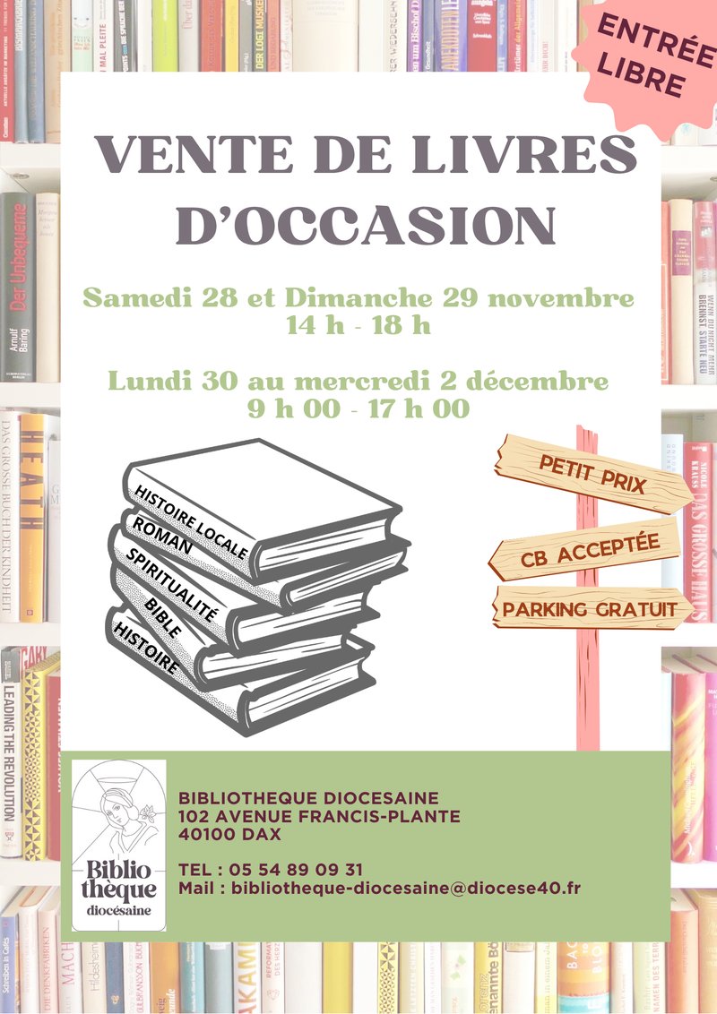 Braderie de livres d'occasion