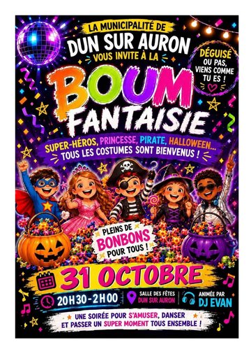 Soirée "Boum Fantaisie" à Dun-sur-Auron