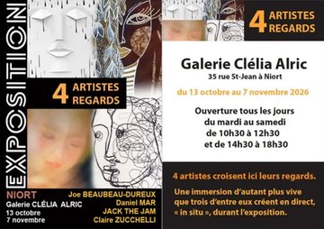 Exposition : " 4 artistes, 4 regards " à Niort