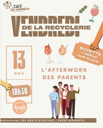 Vendredi de la Recyclerie – Soirée afterwork des parents