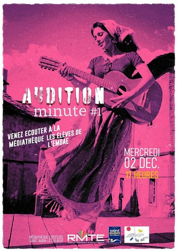 Audition Minute des élèves de l'EMDAE !