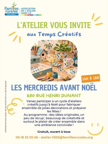 Atelier "Les temps créatifs"