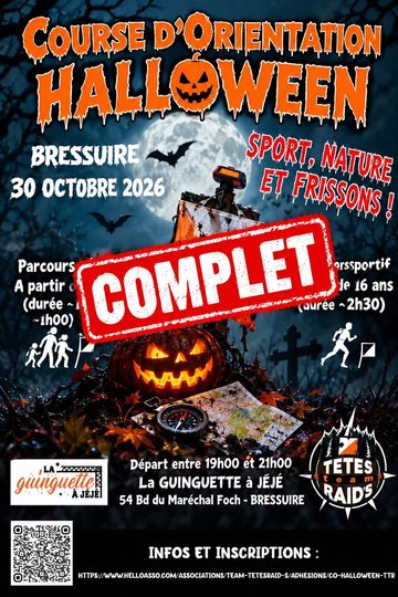 Halloween - Course d'orientation nocturne - COMPLET