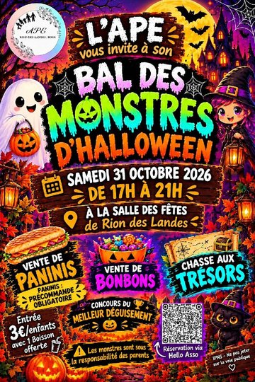 Rion des Landes fête Halloween