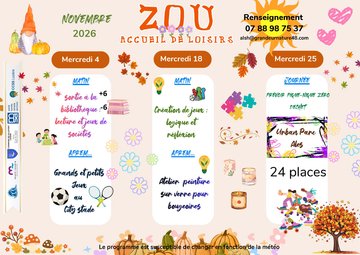 ACCUEIL DE LOISIRS ZOU