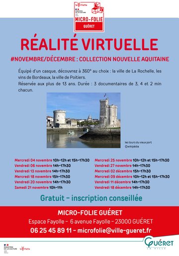Réalité Virtuelle Nouvelle Aquitaine