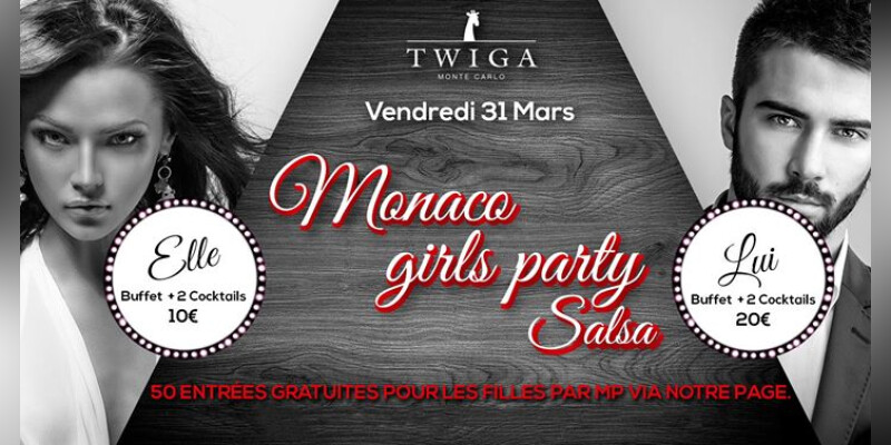 Monaco Girls Party Salsa at Twiga Montecarlo!