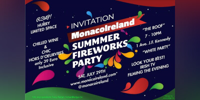 MonacoIreland Summer Fireworks White Party