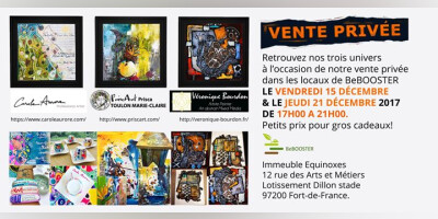 Vente Privée Art Carole Aurore,PriscArt,Véronique Bourdon