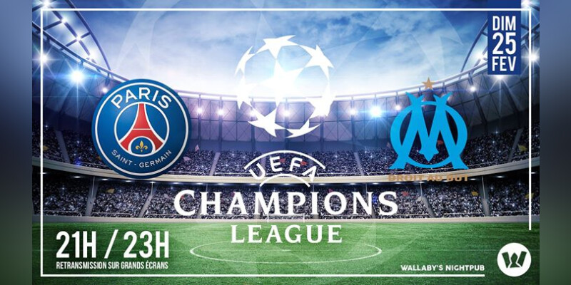 MATCH PSG / OM  Wallaby's  By Night